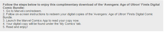 Illustration for article titled Free Digital Comics Bundle When You Buy AoU Tickets From Fandango (US)